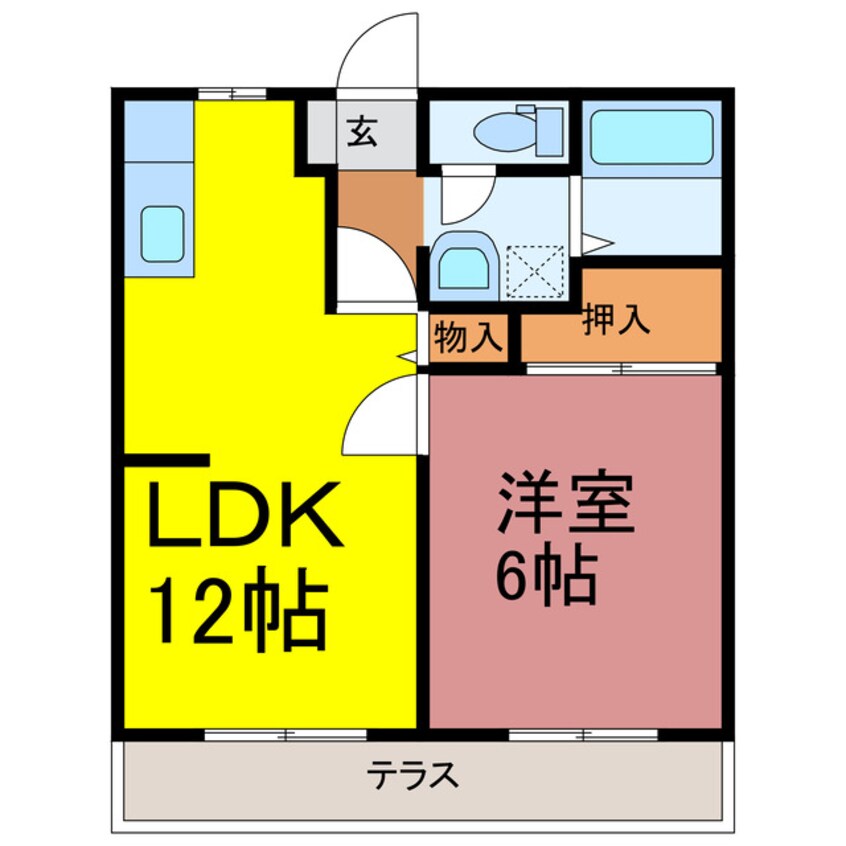 間取図 グリーンハイツIB　B棟