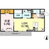 レジデンスキントウ　ソレイユ 1LDKの間取り
