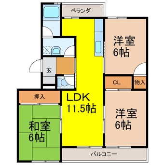 間取図 桜台マンション