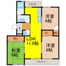 桜台マンション 3LDKの間取り