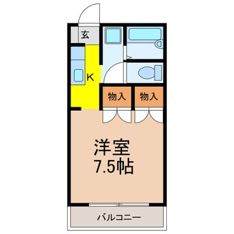 間取図 ドゥナーレ幸町