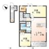 クリーンY 2LDKの間取り