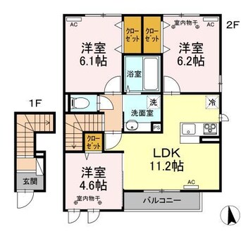 間取図 コスモス