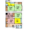 雷電住宅 4DK+Sの間取り