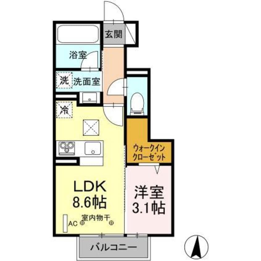間取図 ウィング　バード
