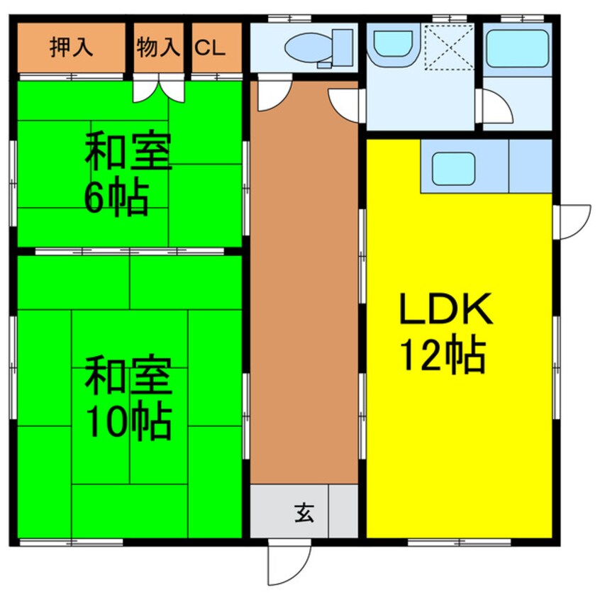 間取図 野木町南赤塚戸建て