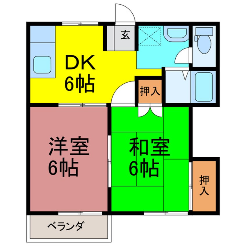 間取図 ファーストステージカトネン