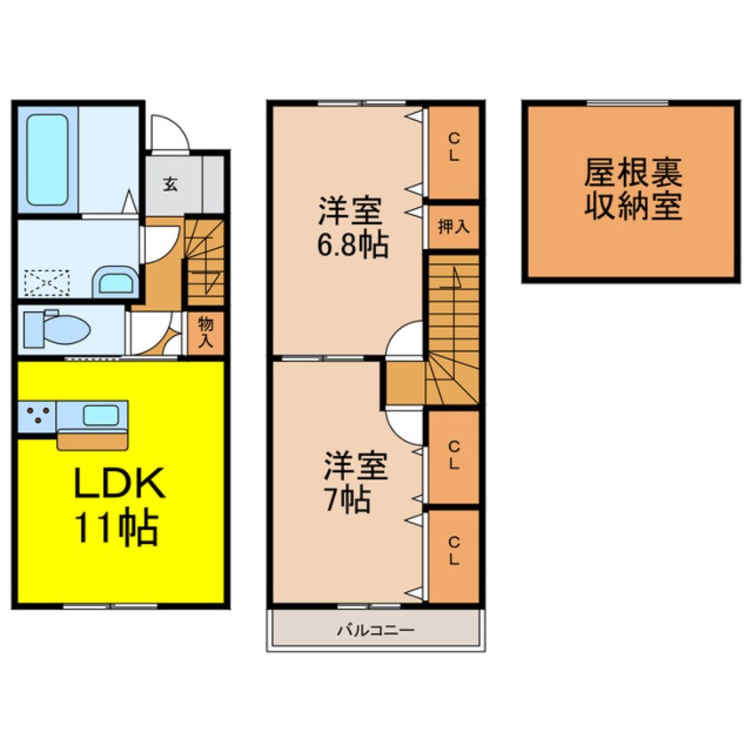 間取図 BLUE　TREE陽光台