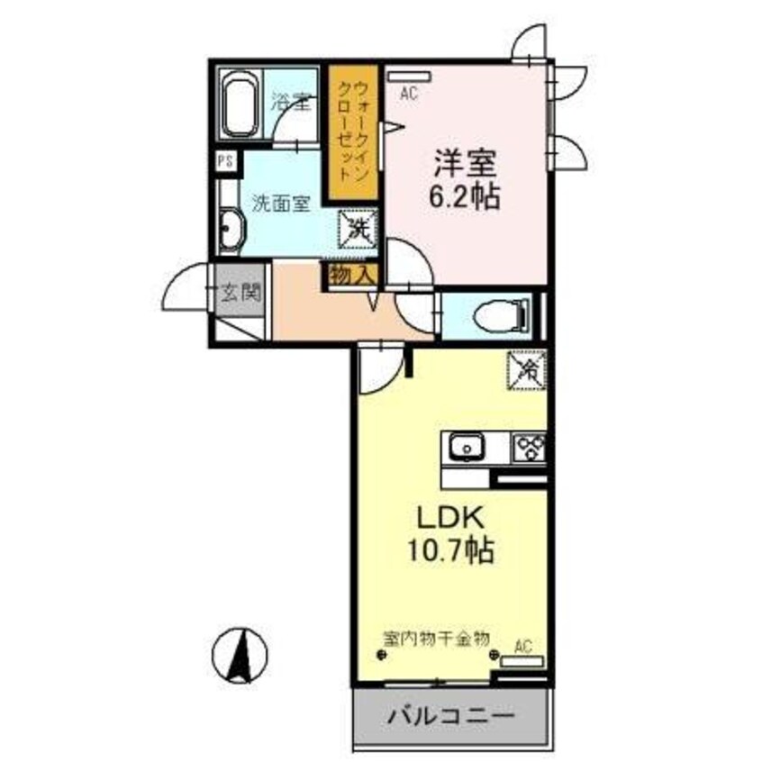 間取図 ボンヌール・ミライ