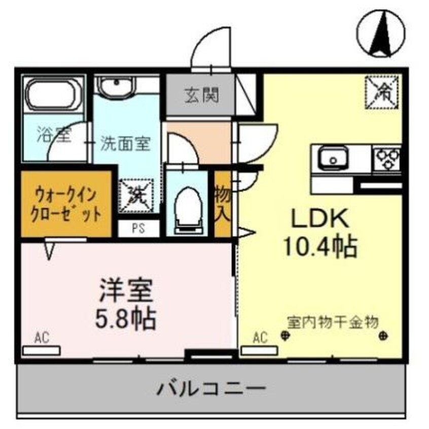 間取図 ボンヌール・ミライ