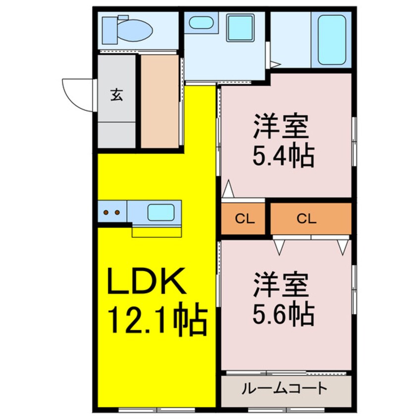 間取図 フランシーズＡ