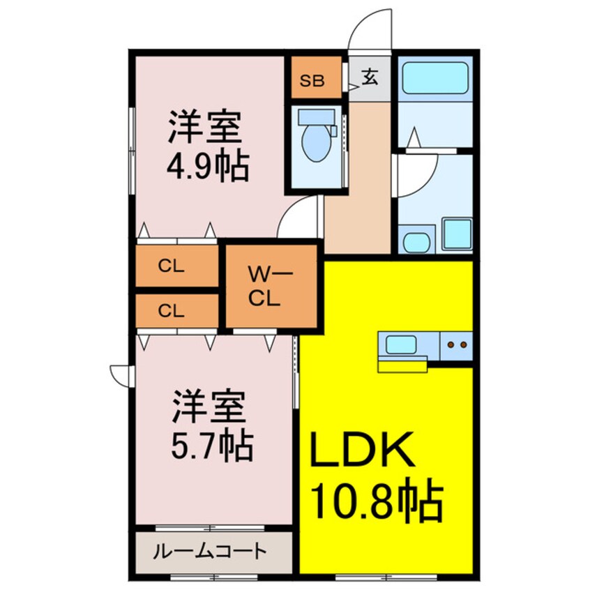 間取図 フランシーズＢ