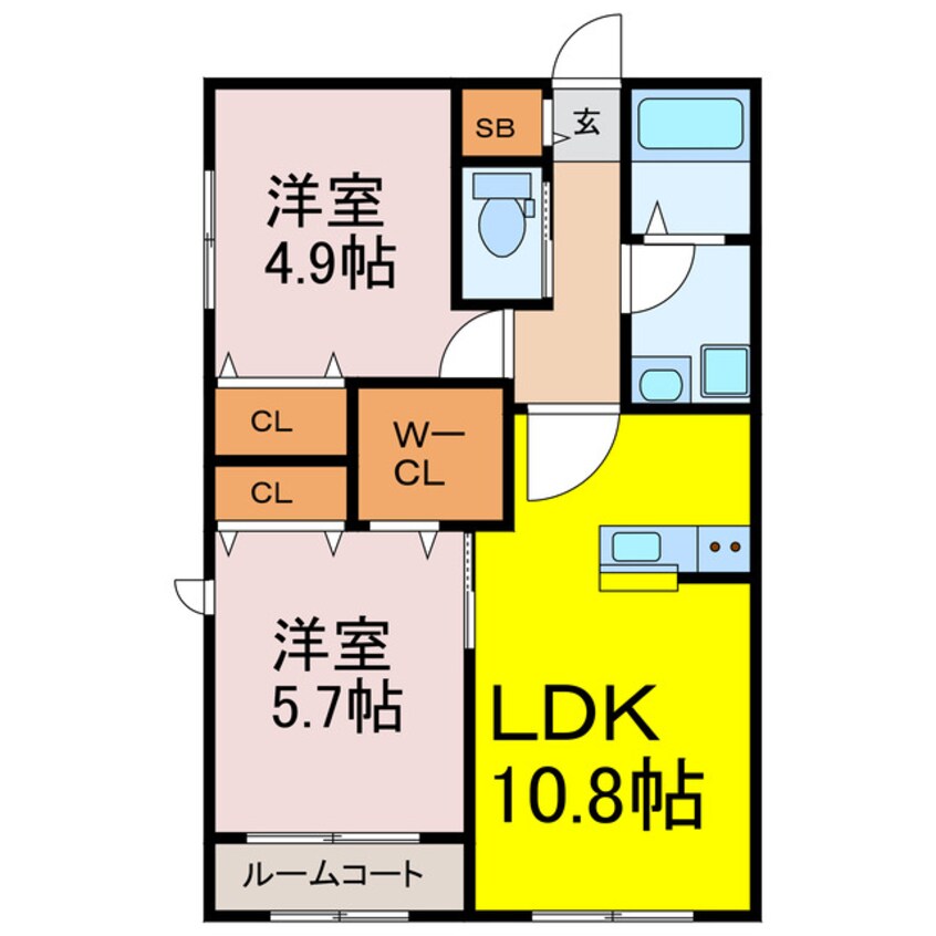 間取図 フランシーズＢ