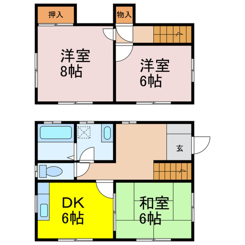 間取図 長谷町28-41戸建