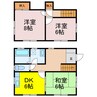 長谷町28-41戸建 3DKの間取り