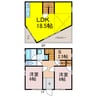 桜町S戸建 2LDK+Sの間取り