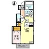 サン・ロワールD 1LDKの間取り