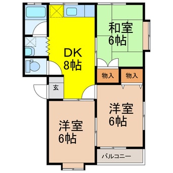 間取図 イーグルハイツ