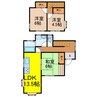 GKY尾崎 3LDKの間取り