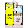 ルーブルタワーズ 1LDKの間取り