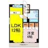 ルーブルタワーズ 1LDKの間取り