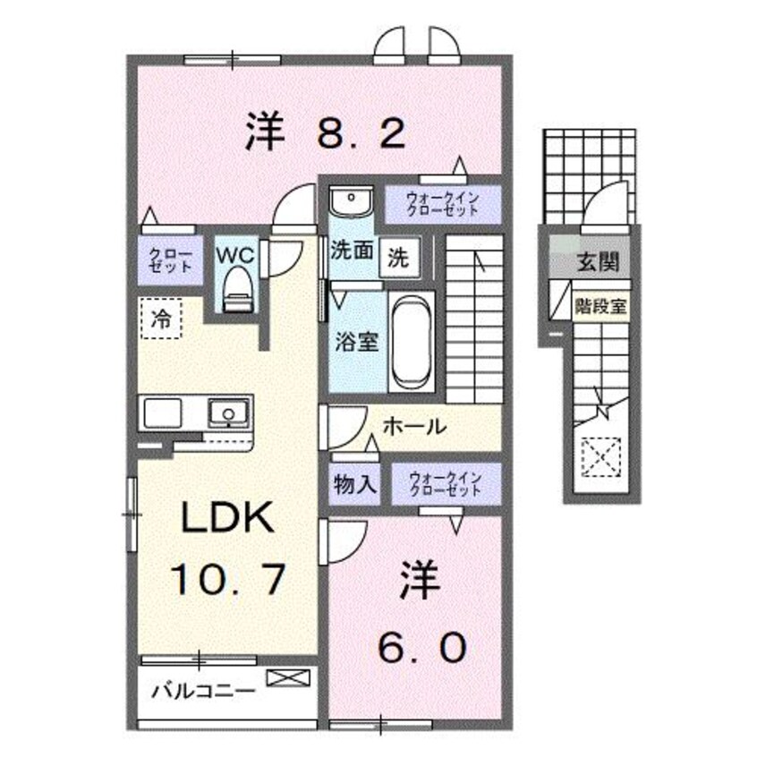 間取図 大山ニューライズⅠ