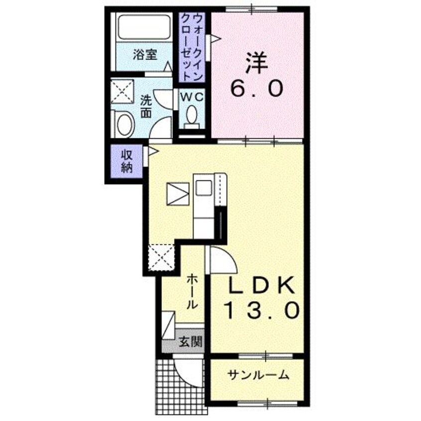 間取図 大山ニューライズⅡ