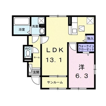 間取図 ブリリアント・ヴィラ