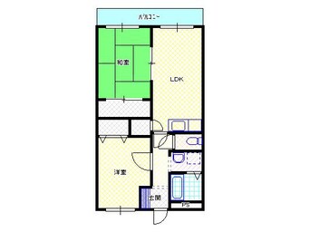 間取図 白新線・羽越本線（新潟県内）/新発田駅 バス8分バス下車:停歩1分 2階 築30年