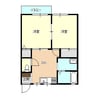 白新線・羽越本線（新潟県内）/新発田駅 徒歩13分 2階 築29年 2DKの間取り