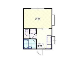 間取図 白新線・羽越本線（新潟県内）/西新発田駅 徒歩14分 2階 築34年