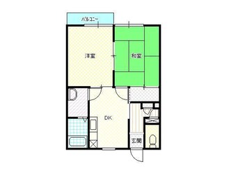 間取図 白新線・羽越本線（新潟県内）/西新発田駅 徒歩22分 1階 築27年