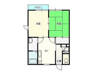 間取図 白新線・羽越本線（新潟県内）/西新発田駅 徒歩22分 1階 築26年