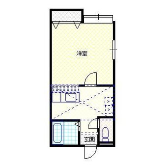 間取図 白新線・羽越本線（新潟県内）/西新発田駅 徒歩22分 1階 築24年