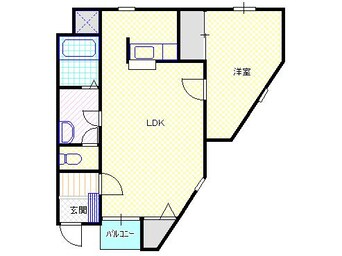 間取図 白新線・羽越本線（新潟県内）/西新発田駅 徒歩23分 1階 築16年