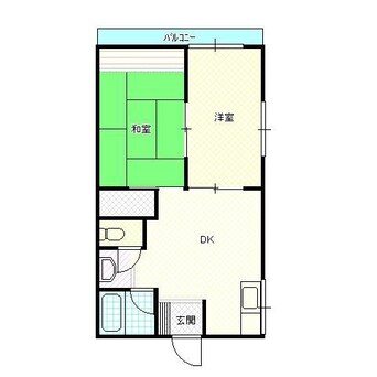 間取図 白新線・羽越本線（新潟県内）/新発田駅 バス10分城北町２丁目下車:停歩11分 2階 築31年