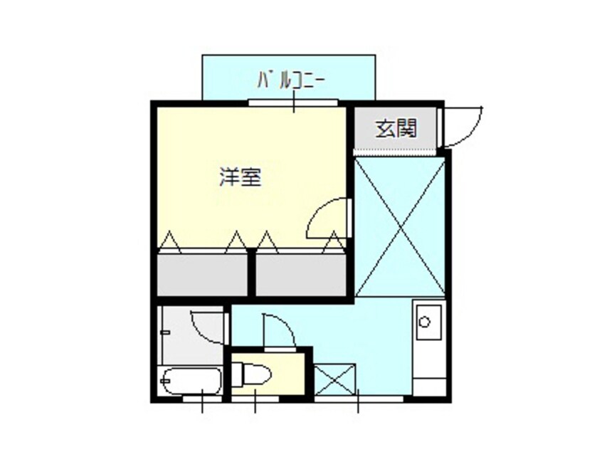 間取図 白新線・羽越本線（新潟県内）/新発田駅 徒歩13分 2階 築17年