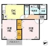 白新線・羽越本線（新潟県内）/水原駅 徒歩13分 2階 築23年 2DKの間取り