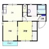 白新線・羽越本線（新潟県内）/新発田駅 徒歩13分 2階 築31年 2DKの間取り