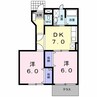 白新線・羽越本線（新潟県内）/西新発田駅 徒歩22分 1階 築28年 2DKの間取り