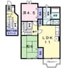 白新線・羽越本線（新潟県内）/西新発田駅 徒歩22分 2階 築28年 2LDKの間取り