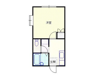 間取図 白新線・羽越本線（新潟県内）/西新発田駅 徒歩27分 2階 築29年