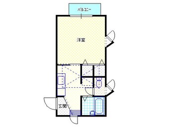 間取図 白新線・羽越本線（新潟県内）/新発田駅 徒歩14分 2階 築38年