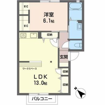 間取図 白新線・羽越本線（新潟県内）/西新発田駅 徒歩20分 1階 築29年