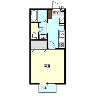 間取図 白新線・羽越本線（新潟県内）/新発田駅 徒歩9分 2階 築25年