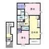 白新線・羽越本線（新潟県内）/水原駅 バス:27分:停歩3分 2階 築17年 2DKの間取り