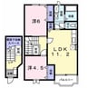 白新線・羽越本線（新潟県内）/西新発田駅 徒歩24分 2階 築28年 2LDKの間取り