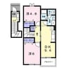 白新線・羽越本線（新潟県内）/西新発田駅 バス:22分:停歩6分 2階 築22年 2DKの間取り