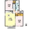 白新線・羽越本線（新潟県内）/西新発田駅 徒歩22分 1階 築23年 2LDKの間取り