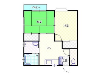 間取図 白新線・羽越本線（新潟県内）/新発田駅 徒歩17分 1階 築26年